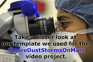 Take a closer look at our crowdfunding template for #MoreDustStormsOnMars.